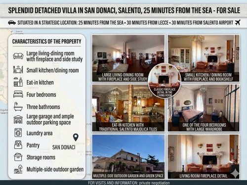 Villa in San Donaci