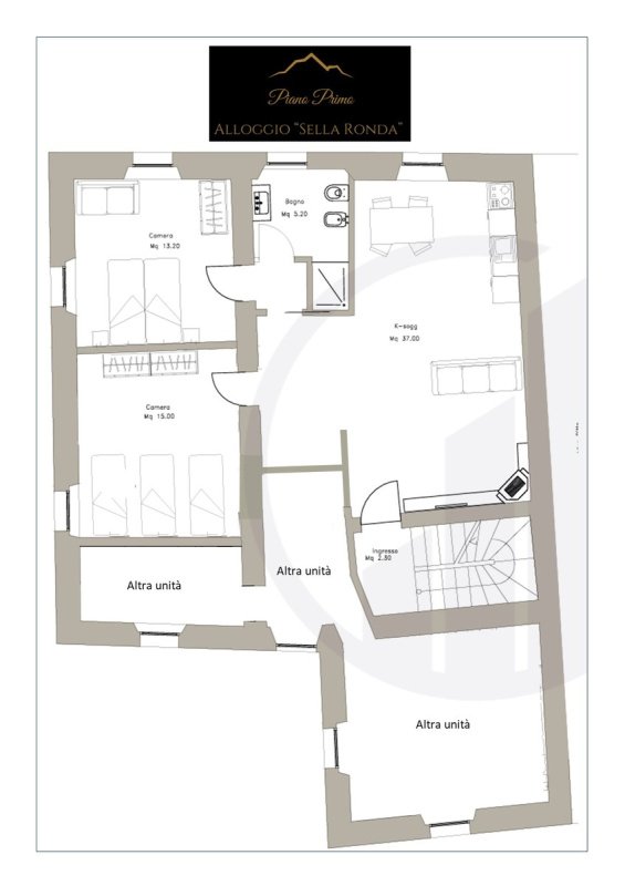 Wohnung in Moena