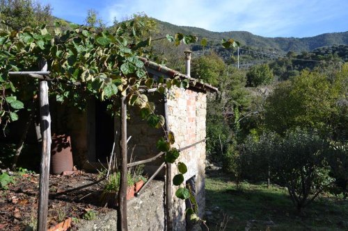 Klein huisje op het platteland in Ceriana