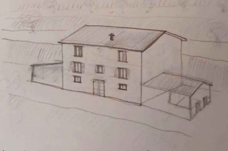 Lantställe i Torgiano