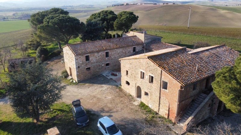 Lantställe i Pienza