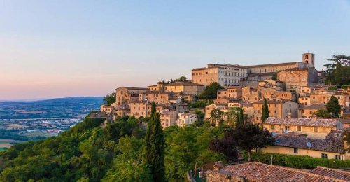 Lantställe i Monte Castello di Vibio