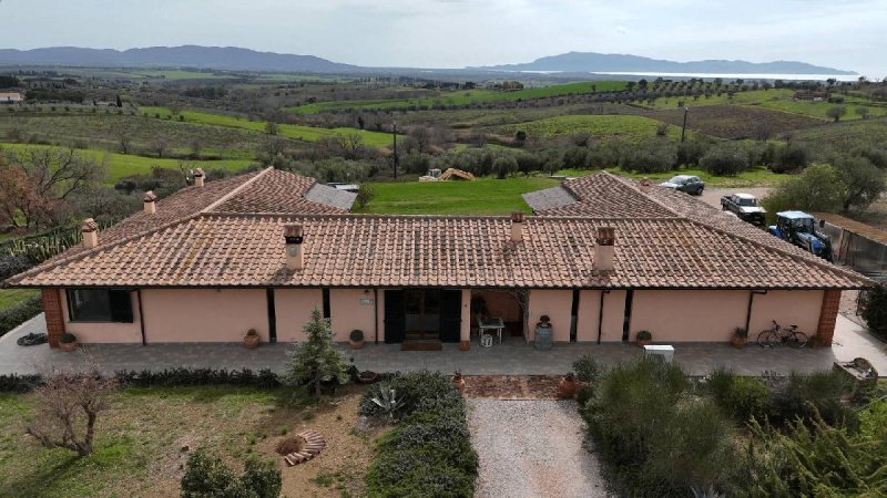 Explotación agrícola en Orbetello