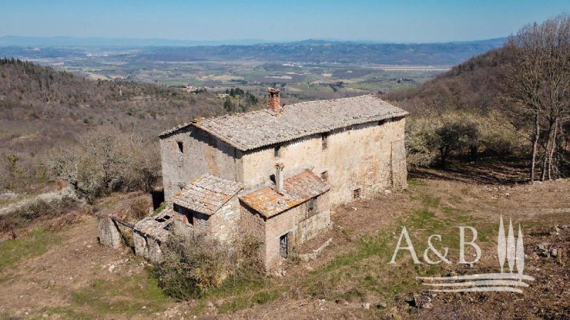 Lantställe i San Casciano dei Bagni