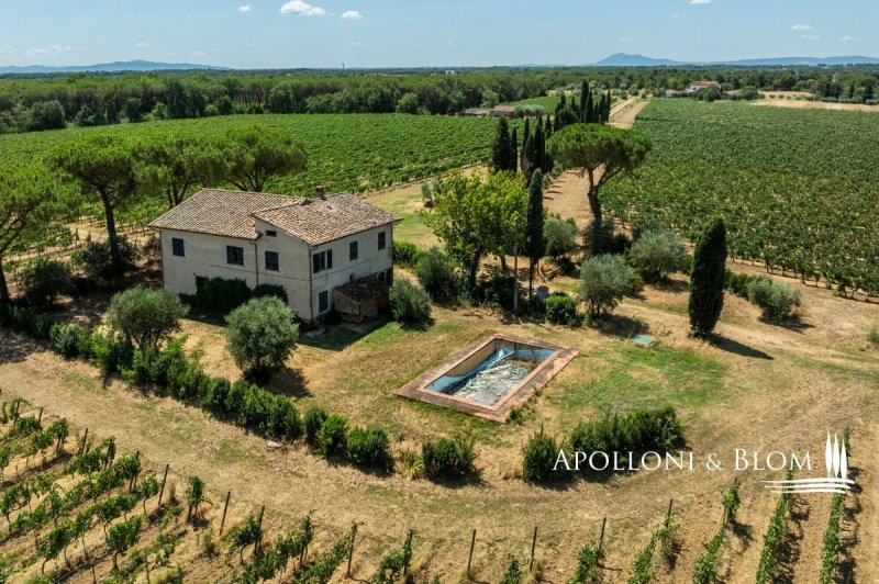 Klein huisje op het platteland in Cortona