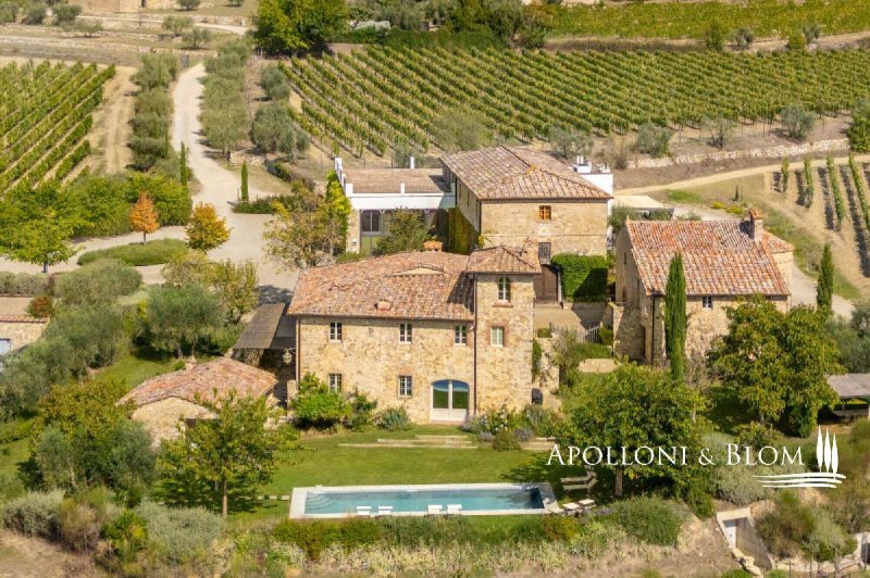Bondgård i Gaiole in Chianti