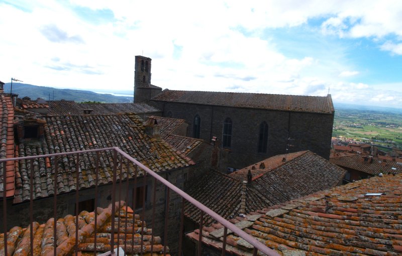 Lucht/land in Cortona