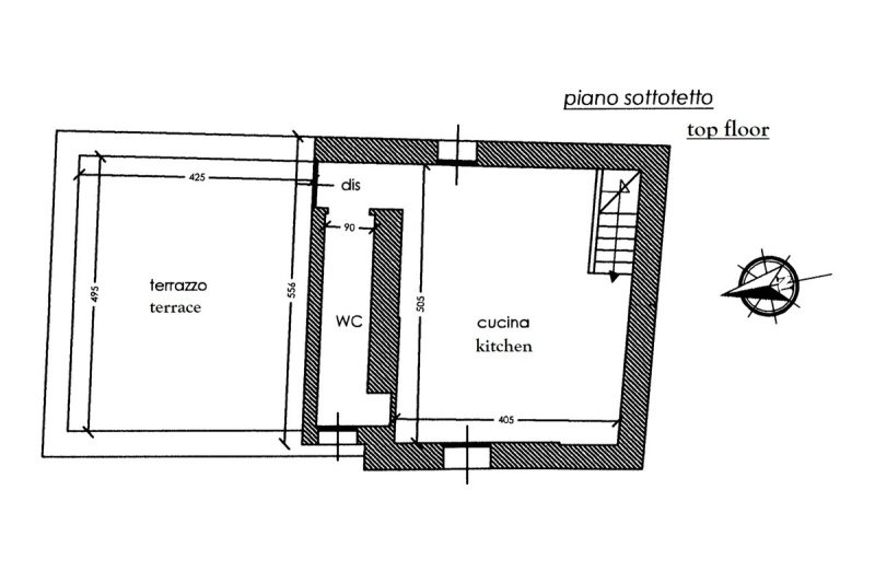 Apartamento histórico em Taggia