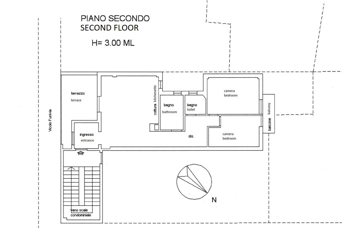 2 bedrooms apartment, 65 m² Sanremo, Imperia (province) photo 2