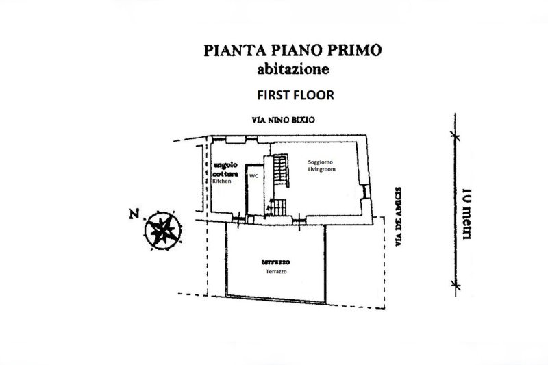 Apartamento independiente en Borgomaro