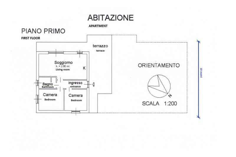 Apartamento independiente en Villa Faraldi