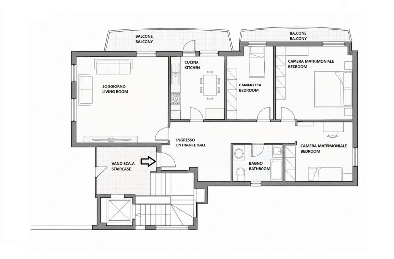 Apartamento en Bordighera