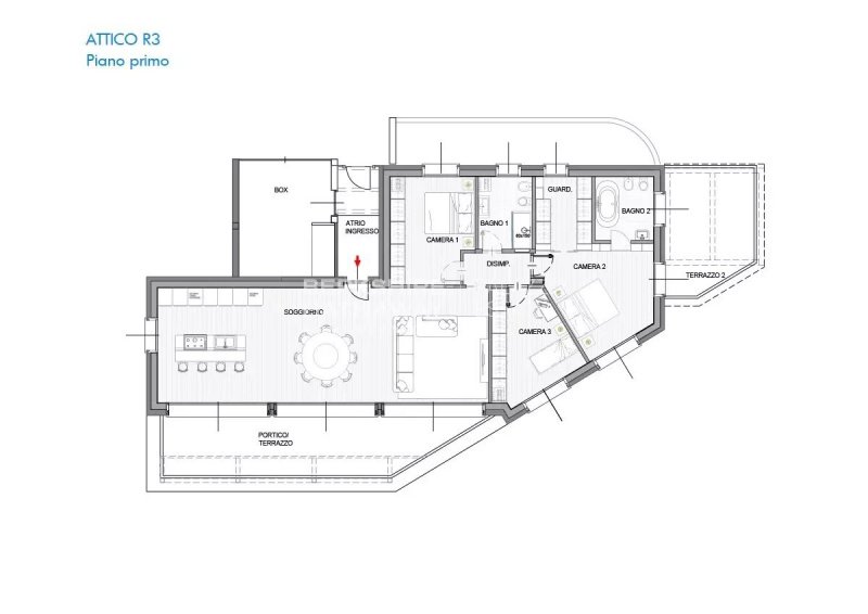 Чердак в Карлаццо