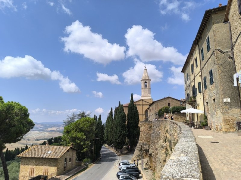 Historisk lägenhet i Pienza