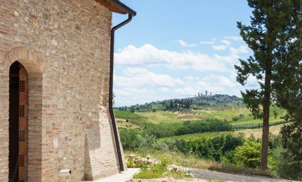 Hus på landet i San Gimignano