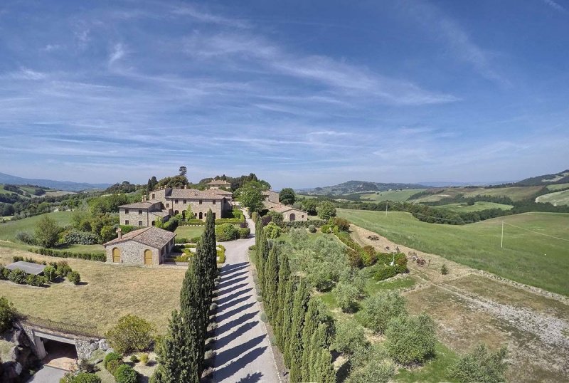 Hus på landet i Volterra