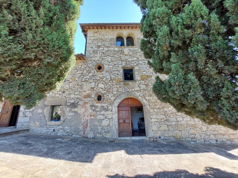 Klein huisje op het platteland in Gaiole in Chianti