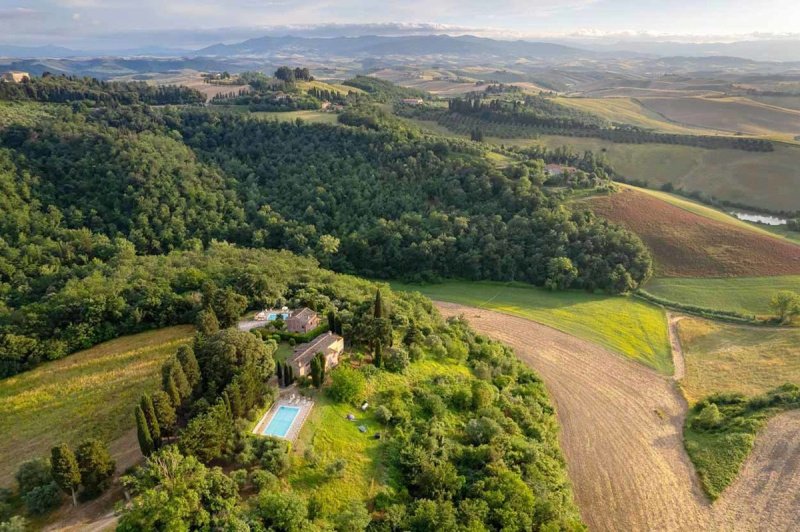 Hus på landet i Volterra