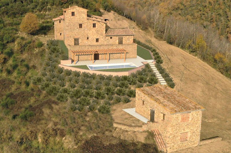 Hus på landet i Gaiole in Chianti