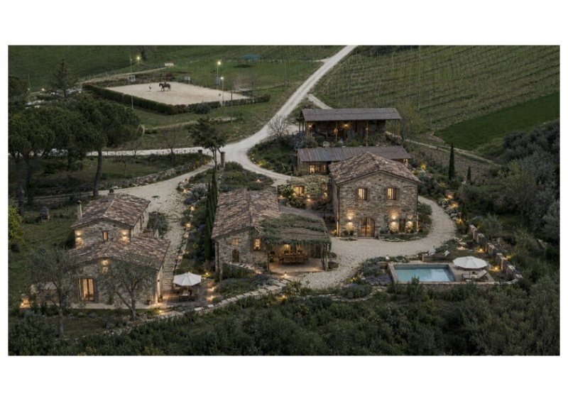 Bondgård i Monte Castello di Vibio
