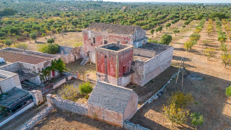 Masseria (lantgårdshus) i Castellana Grotte