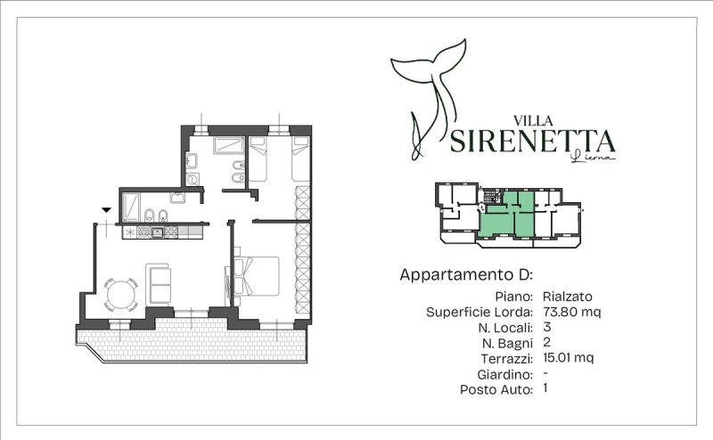 Apartamento em Lierna