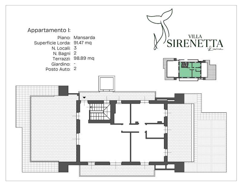 Appartement in Lierna