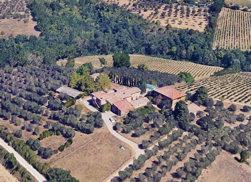 Lantställe i Castellina in Chianti