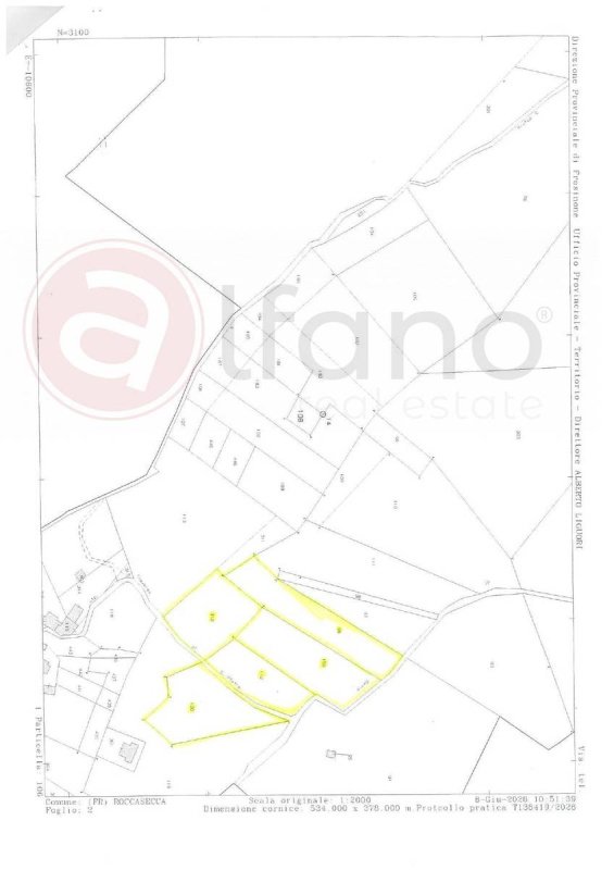 Terreno agrícola em Roccasecca