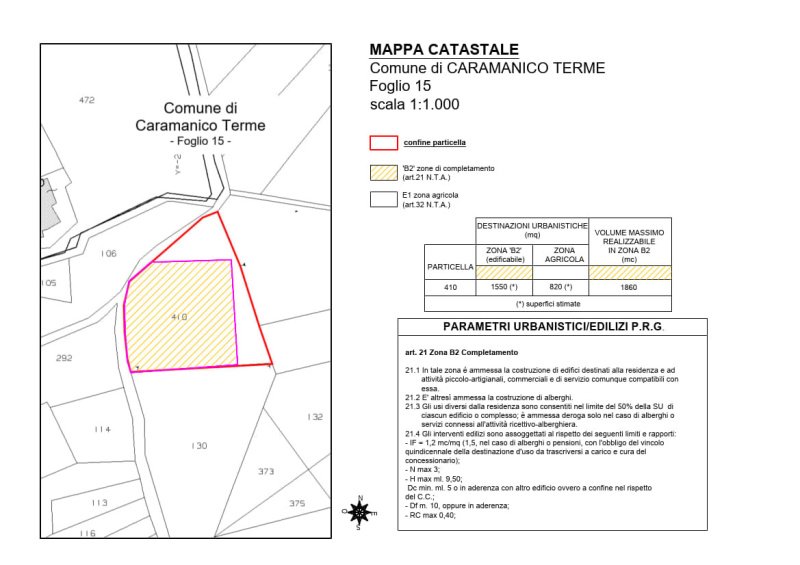 Terreno a Caramanico Terme