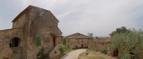 Klein huisje op het platteland in Monteriggioni