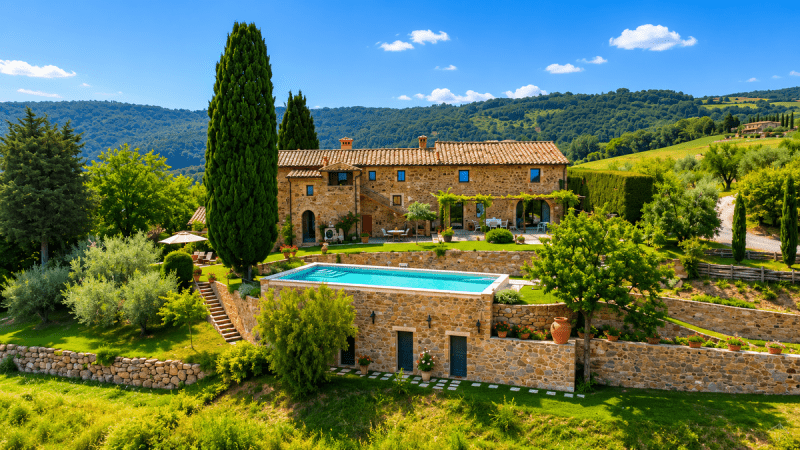 Bauernhaus in Volterra