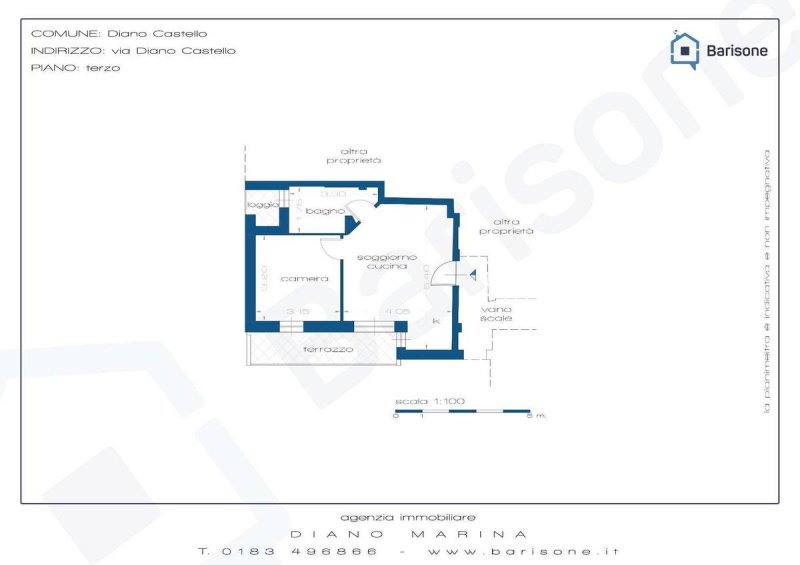 Apartamento em Diano Marina