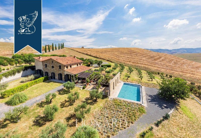 Lantställe i Castiglione d'Orcia