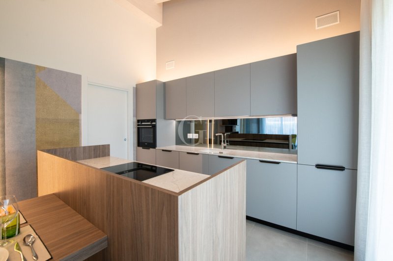 加尔达湖群滨代森扎诺半独立房屋