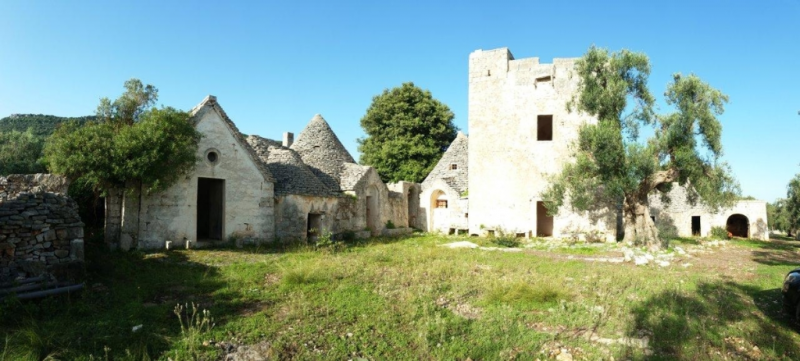 Masseria (lantgårdshus) i Ostuni