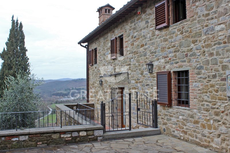 Lantställe i Gaiole in Chianti