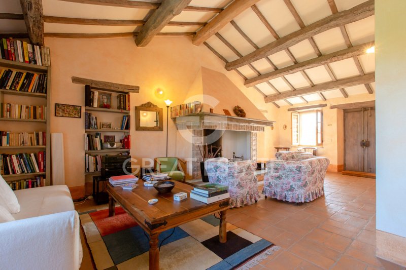 Lantställe i San Casciano dei Bagni