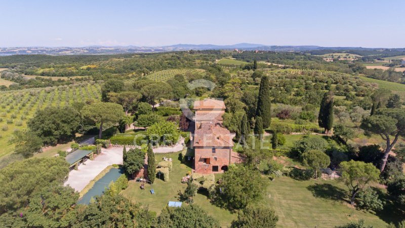 Lantställe i Montepulciano