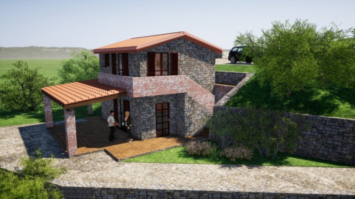 Casa di campagna a Serramezzana