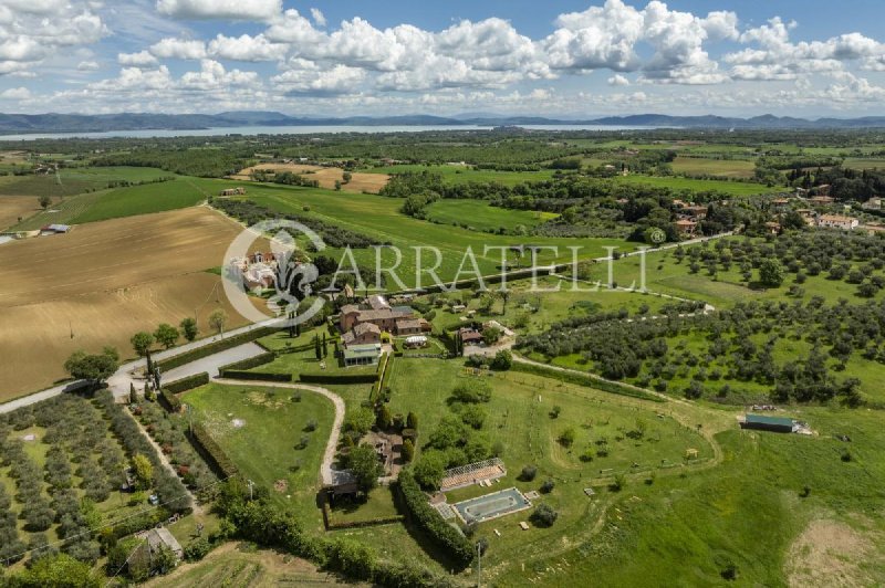 Lantställe i Castiglione del Lago