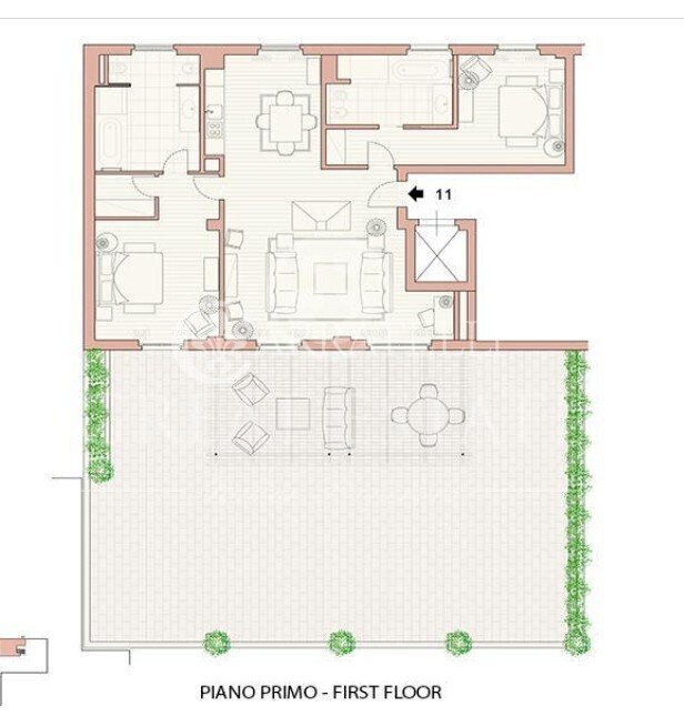 Lägenhet i San Casciano dei Bagni