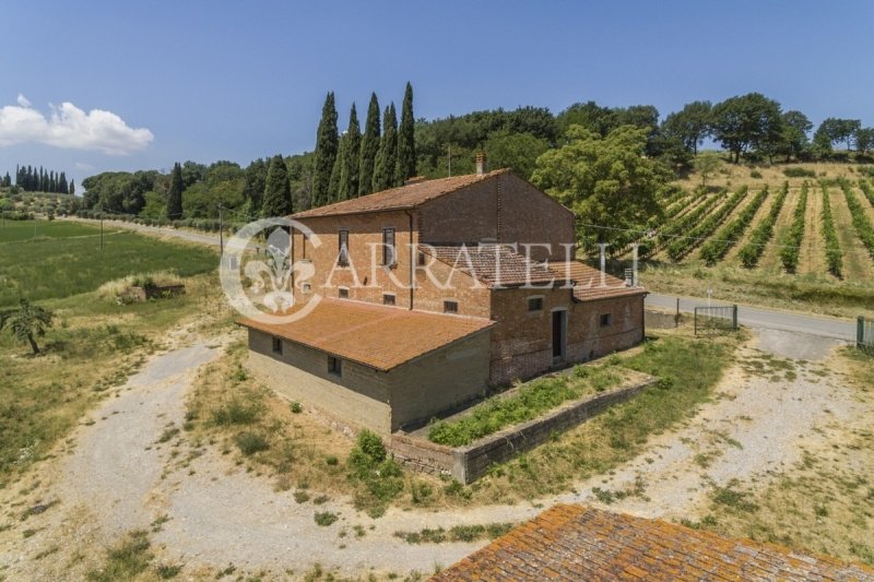 Exploitation agricole à Montepulciano