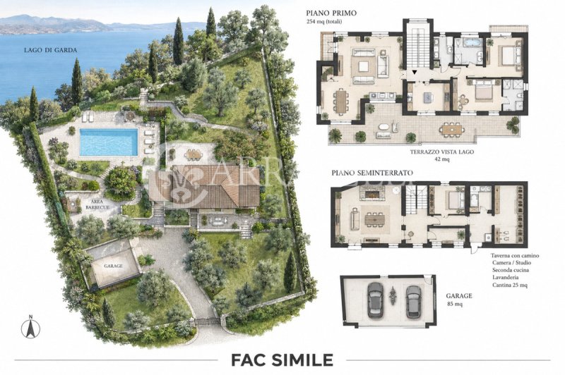 Villa à Gardone Riviera