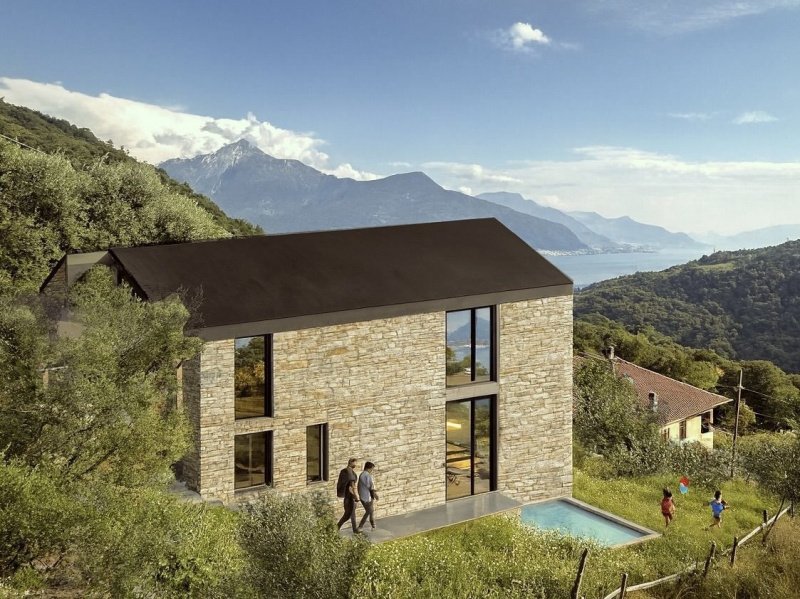 Maison mitoyenne à Gravedona ed Uniti