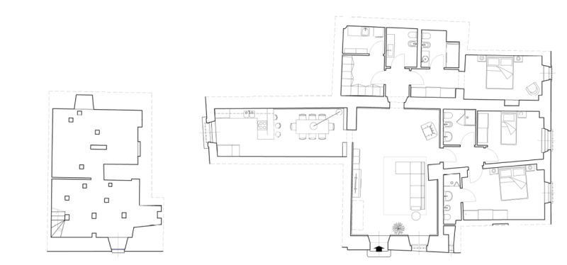 Apartamento em Lucca