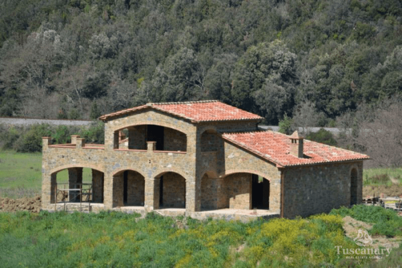 Klein huisje op het platteland in Castel del Piano