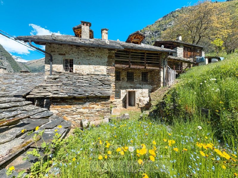 Lantställe i Alagna Valsesia